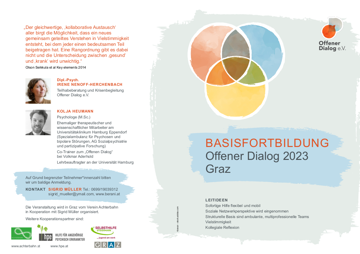 Basisfortbildung OFFENER DIALOG