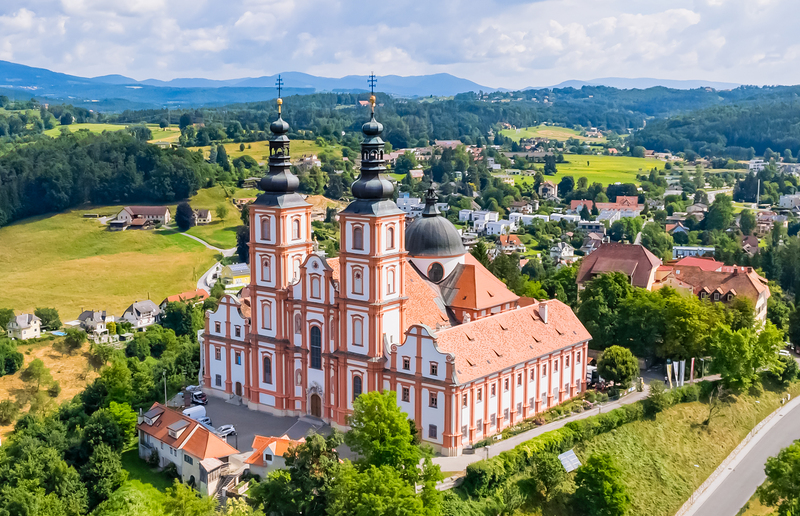 Achterbahn unterwegs: Basilika Graz-Mariatrost