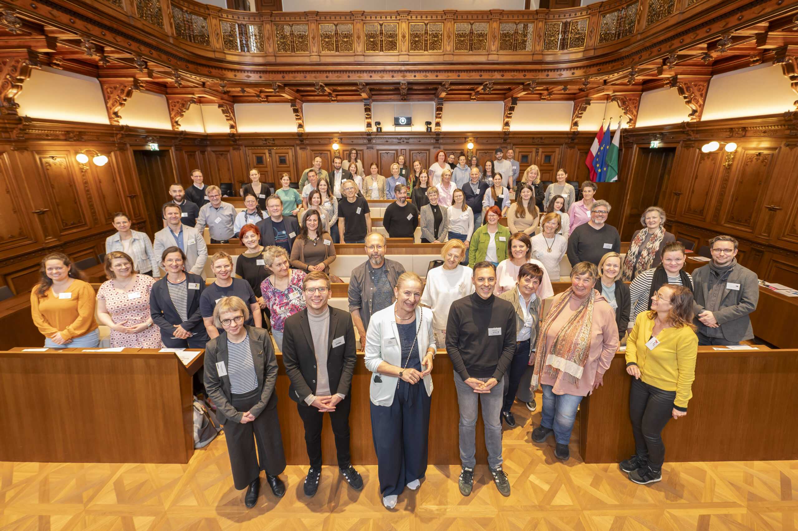 Verein Achterbahn beim Runden Tisch der Stadt Graz